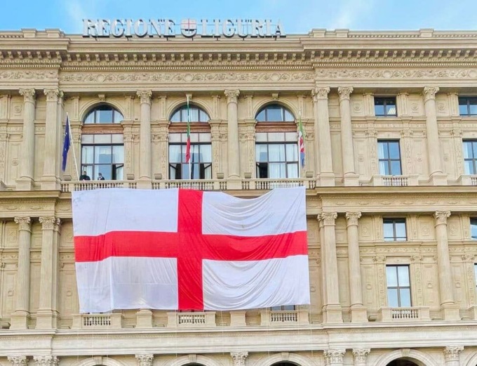 Genova, domani 23 aprile la Festa della Bandiera. Esposto il vessillo di San Giorgio a Palazzo Ducale