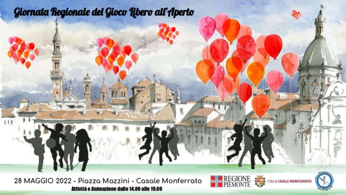 Giornata del gioco libero all’aperto a Casale Monferrato: gonfiabili, snookball e area giochi