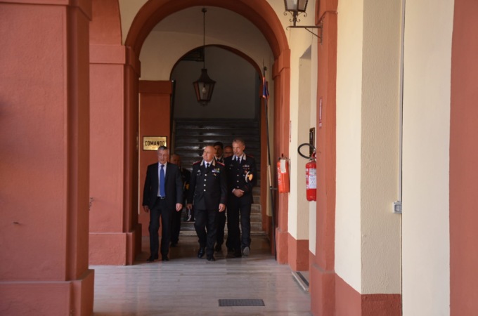 Il Generale Micale in visita ad Alessandria