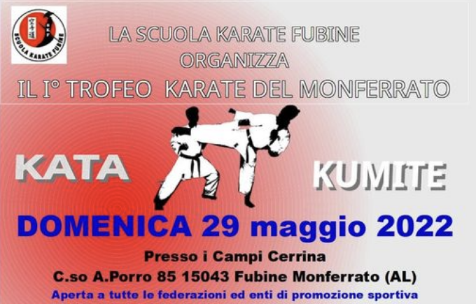 Fubine: al via il primo trofeo Karate del Monferrato