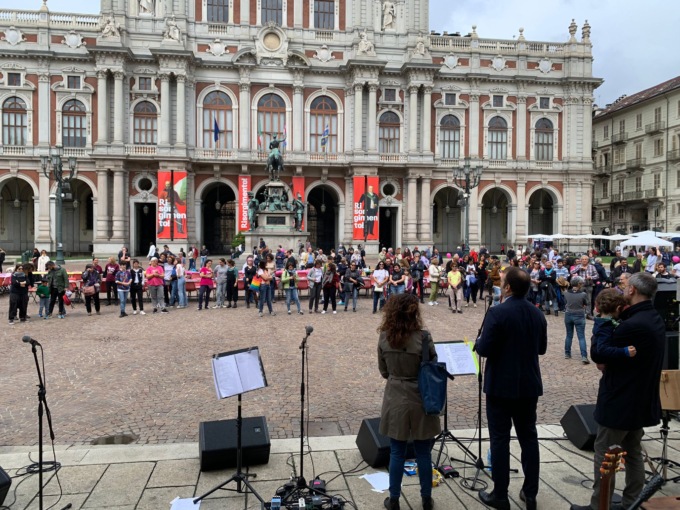 Festa delle Famiglie in piazza Carlo Alberto a Torino