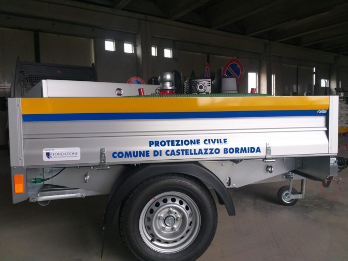 Castellazzo Bormida: acquistata motopompa di aspirazione per la Protezione Civile