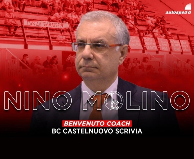 Autosped Castelnuovo Scrivia: il nuovo coach è Nino Molino