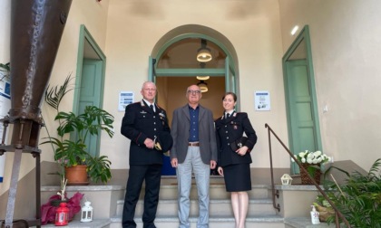 Casale Monferrato: comandante dei Carabinieri in visita al collegio dei Geometri