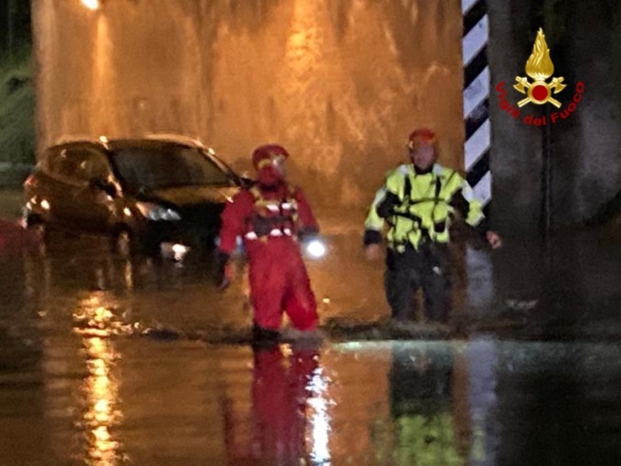 Alessandria, nel casalese e tortonese circa 40 interventi dei Vigili del Fuoco