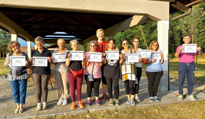 Concluso a Casale Monferrato il corso base di nordic walking