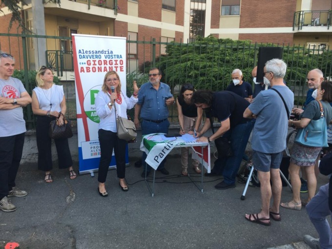 PD Alessandria in via Don Bosco contro il progetto di Pam Logistica a ridosso del centro abitato