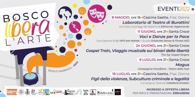Bosco libera l’arte: musica e danza nel Complesso Santa Croce di Bosco Marengo