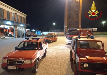 Vigili del Fuoco di Alessandria in Liguria per fronteggiare gli incendi