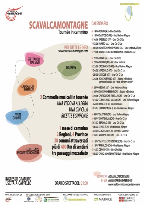 Teatro, gli ultimi appuntamenti del progetto Scavalcamontagne