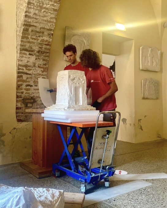 Il bozzetto della tomba Toscanini tornato dal prestito per la mostra di Livorno