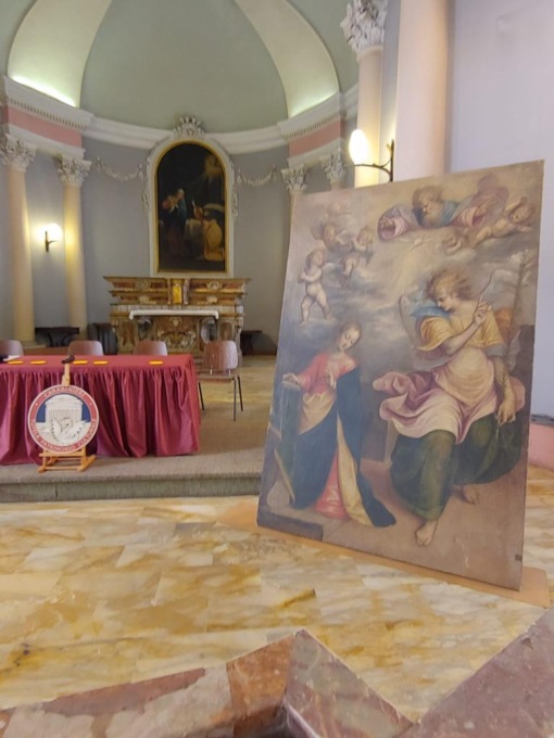I Carabinieri restituiscono alla Diocesi di Casale Monferrato due capolavori del pittore “Il Moncalvo”