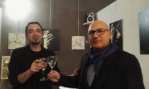 Alessandria, inaugurazione mostra pittorica "Le nostre donne" di Bicky e Alessandro Fabbri