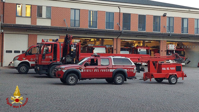 I Vigili del Fuoco di Alessandria in Toscana per aiutare dopo il maltempo
