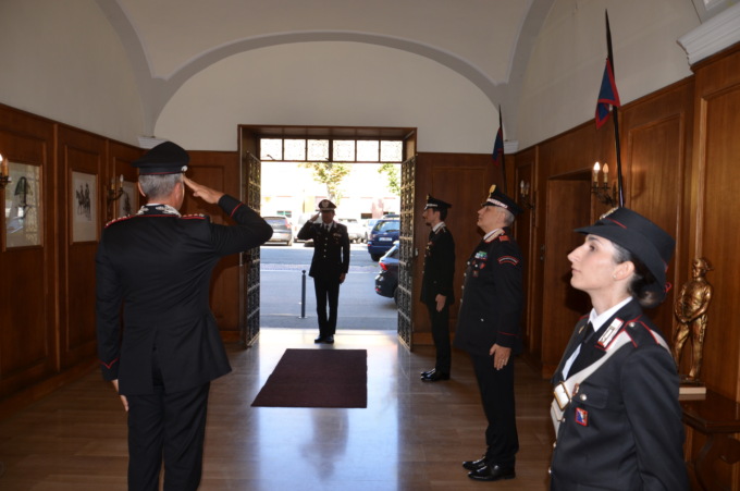 Visita del Comandante dei Carabinieri Piemonte e Valle d’Aosta al Comando di Alessandria￼