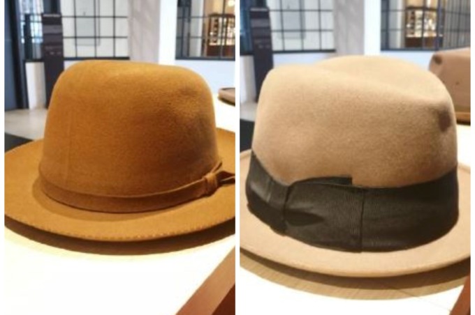 I cappelli della collezione del Museo Borsalino al Festival della Moda maschile a Sanremo