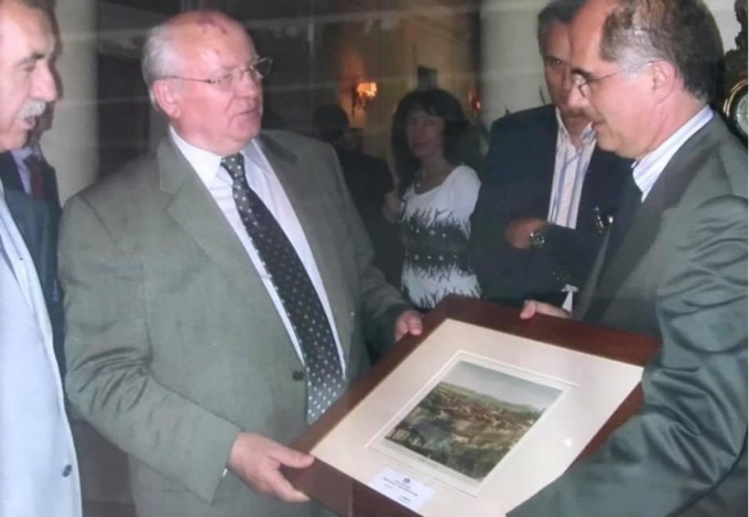 Quando Gorbachev parlò nell’Alessandrino della sua voglia di pace