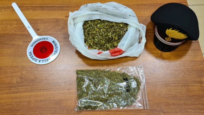Castelnuovo Scrivia: sorpreso con oltre 400 grammi di marijuana, arrestato 32enne