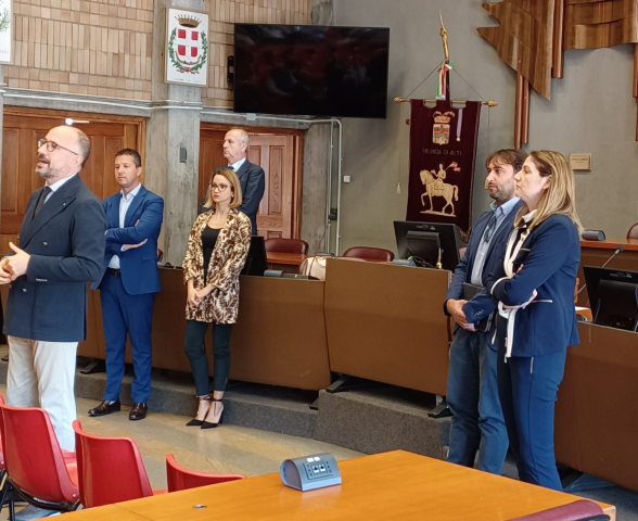 Il saluto di Maurizio Rasero ai dipendenti della Provincia di Asti