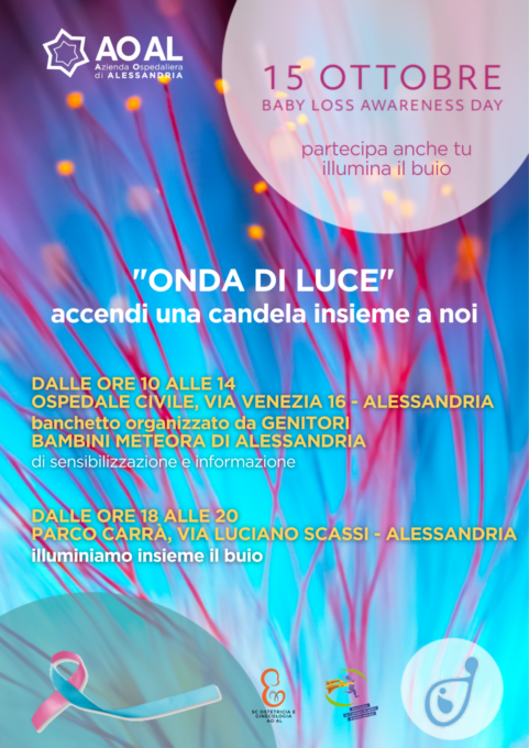 “Onda di luce” allo Skate Park per la Giornata del lutto perinatale