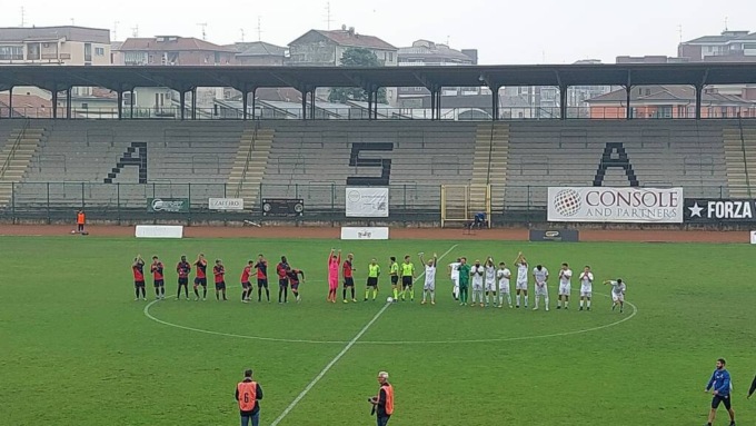 Serie D: il Casale acciuffa il pari nel recupero