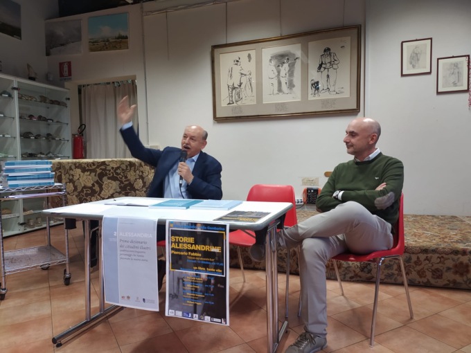 Alessandria, Fabbio presenta i dizionari dei cittadini illustri