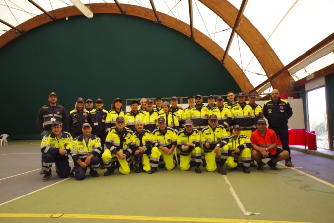 Esercitazione della Protezione civile a Quattordio