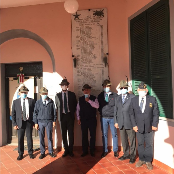 Gli alpini caduti in tutte le guerre commemorati a Mornese