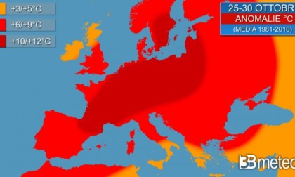 Il super anticiclone ingloberà l'Europa in una bolla di caldo eccezionale