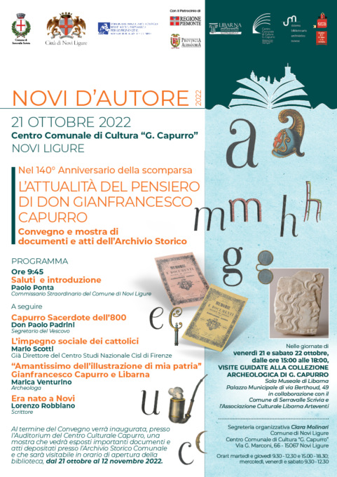 La rassegna “Novi d’Autore” ricorda Gianfrancesco Capurro