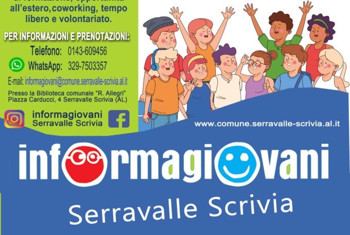 Serravalle Scrivia: sabato 3 dicembre inaugurazione del nuovo centro Informagiovani