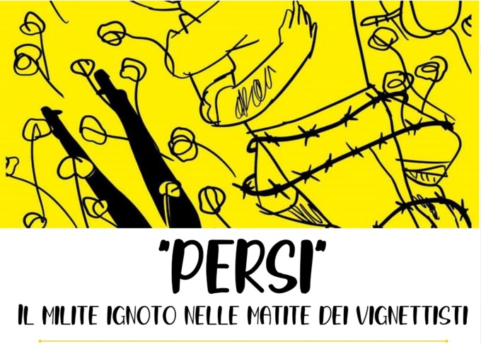 A Tagliolo Monferrato la mostra “Persi. Il Milite Ignoto nelle matite dei vignettisti”