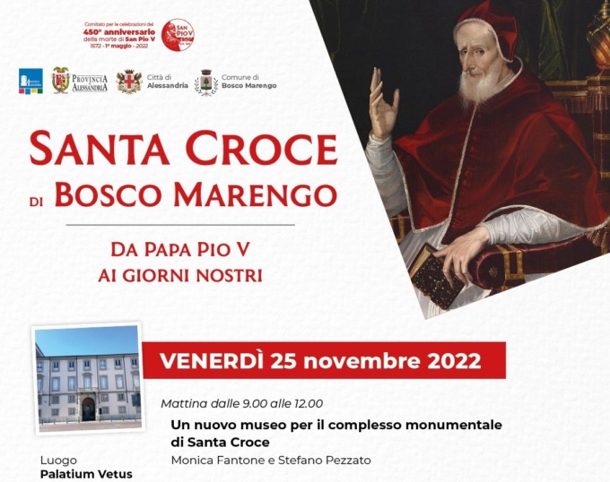 Alessandria, Palatium Vetus: giornata di approfondimento per il 450° anniversario della morte di Papa San Pio V