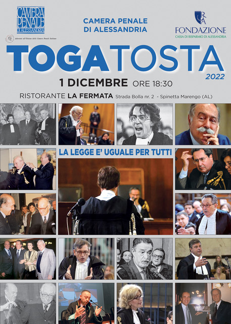 Il primo dicembre torna ad Alessandria “Toga Tosta”