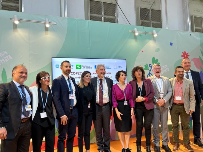 Il Piemonte protagonista alla Cop27 in Egitto con le politiche locali per il contrasto ai cambiamenti climatici