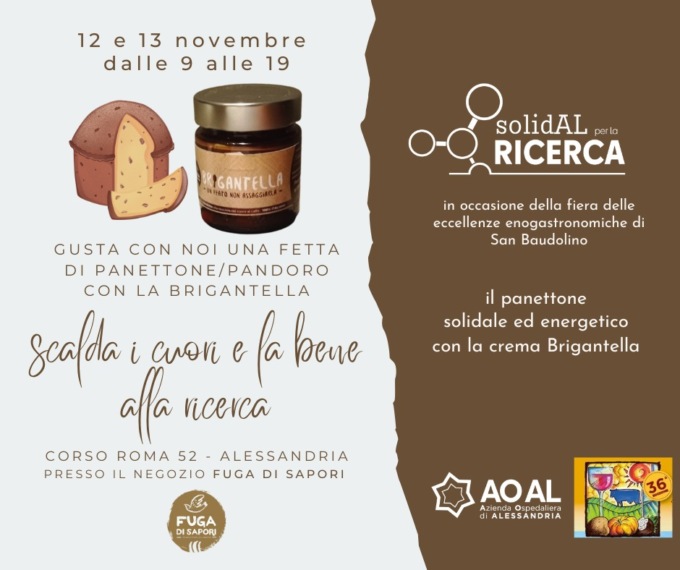 Fiera di San Baudolino: doppio appuntamento di Solidal per la Ricerca