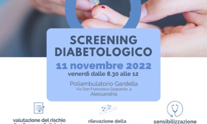 Alessandria, screening gratuiti in occasione della Giornata Mondiale del Diabete