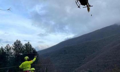 Rezzo, soccorso uomo 85enne dopo caduta in una scarpata