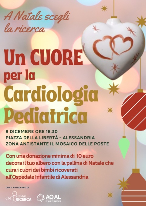 Ospedale Infantile Alessandria, un cuore per la cardiologia pediatrica