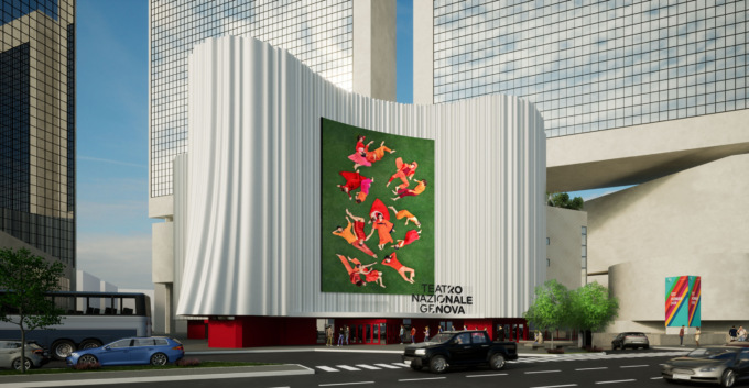 Arrivano 1,5 milioni di euro per il restyling della facciata del Teatro Nazionale di Genova