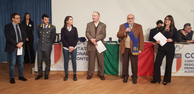 Consegnate a Spinetta Marengo le benemerenze al merito sportivo Coni