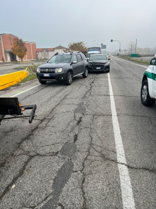 Incidente stradale a Spinetta Marengo, coinvolti 4 veicoli