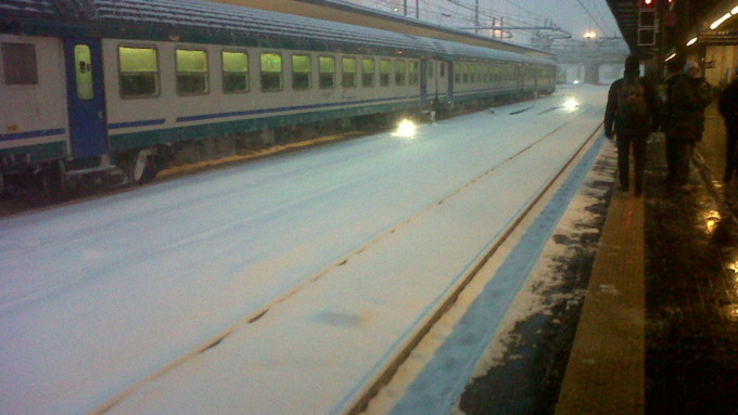 RFI maltempo in Liguria e basso Piemonte: attivato il piano “emergenza neve”