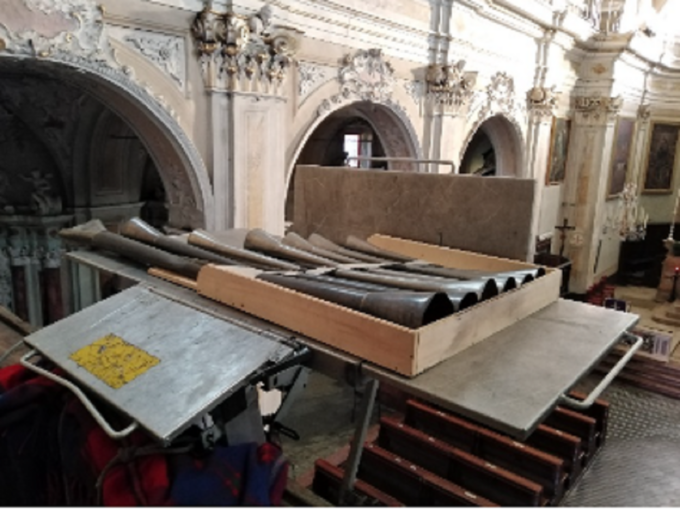Melazzo, Chiesa di San Bartolomeo Apostolo: partiti i lavori di restauro dell’organo