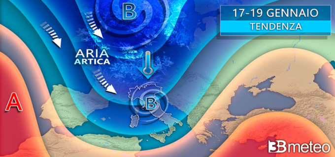<strong>Meteo, arriva la “svolta invernale” con freddo, pioggia e neve</strong>