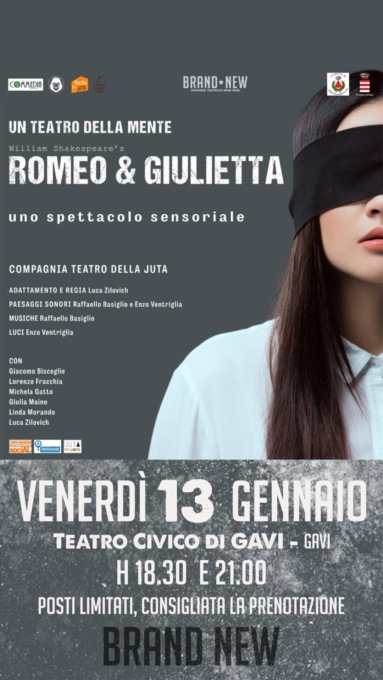 Al Civico di Gavi va in scena Romeo e Giulietta, gli spettatori sono i “veri artisti”
