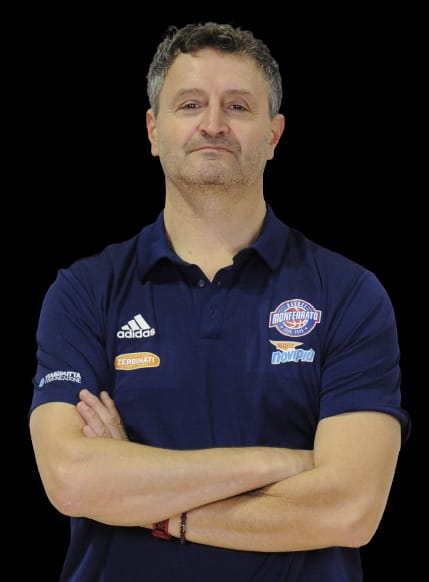 Novipiù Monferrato Basket, sollevato dall’incarico l’allenatore Andrea Valentini