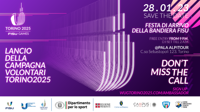 Giochi mondiali universitari, la bandiera Fisu passa da Lake Placid a Torino