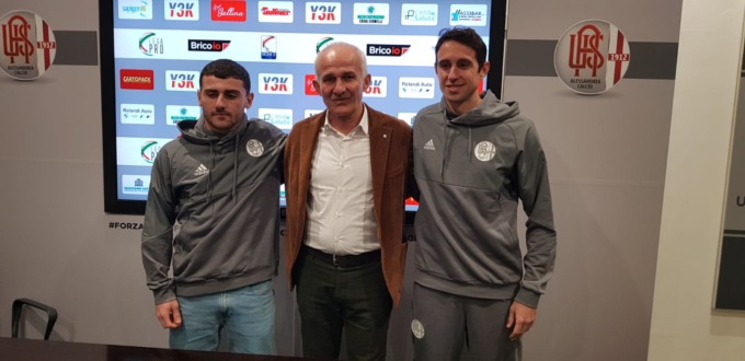 Alessandria Calcio, presentati i due nuovi giocatori della squadra