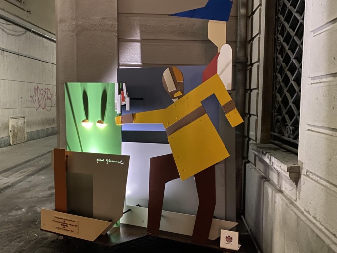 Vandalizzata la statua del Baleta, in memoria di Gino Gemme